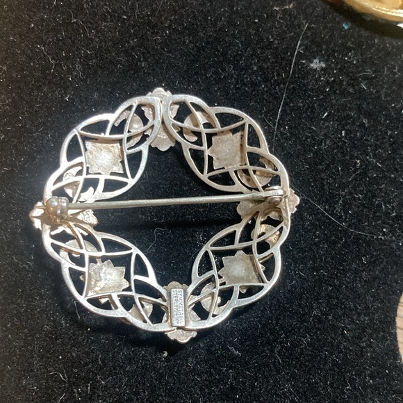 14k/sterling Symmetalic brooch - Picture 3 of 5